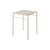 Tavolo quadrato T37 Tressée metallo beige / 60 x 60, da 2 a 4 persone - Vassoio intrecciato - Tolix