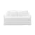 Canapé convertible Ghost 13 tissu blanc / L 180 cm - Gervasoni