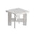 Crate Outdoor Coffee table wood white / Gerrit Rietveld - 49.5 x 49.5 x H 45 cm - Hay