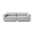 Canapé droit Develius A / 3 places - L 220 cm - &tradition