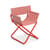 Snooze Directeur Folding armchair textile red / Fabric & Metal - Emu