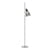 Lampadaire K-lux plastique gris / H 165 cm - Abat-jour réglable en hauteur - Kartell