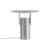 Lampe de table Set LED métal argent / Ø 34 x H 38 cm - Muuto