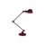 Lampe de table Signal SI333 métal violet / 2 bras - H 60 cm - Design 1950 - Jieldé