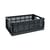 Panier Colour Crate plastique gris Large / 34,5 x 53 cm - Recyclé - Hay
