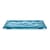 Dune Large Tray plastic material blue / 55 x 38 cm - PMMA - Kartell