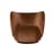 Rico Upholstered armchair textile brown / UK version - Ferm Living