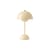 Lampe sans fil rechargeable Flowerpot VP9 métal beige / Ø 16 x H 29 cm - Verner Panton, 1968 - &tradition