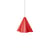 Skirt Pendant metal red / Ø 30 x H 29 cm - BROSTE COPENHAGEN