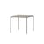 quadratischer Tisch Novo metall beige / 80 x 80 cm - Metall - AYTM