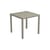 Table carrée Nova métal gris / 80 x 80 cm - Emu