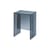 Table d'appoint Max-Beam plastique bleu / Tabouret - Kartell