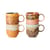 Tazzina da caffè 70s ceramics ceramica multicolore / Set di 4 - 25 cl - HK LIVING