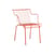 Fauteuil de repas empilable South métal orange / Konstantin Grcic, 2023 - Magis