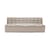N701 Straight sofa  textile beige / UK version - 3 seater / L 210 cm - Ethnicraft