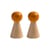 Set de 2 patères Halma bois - & klevering