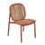 Sedia impilabile Twins legno rosso legno & metallo - Emu
