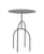 Table basse Moça métal noir / Ø 40 x H 58 cm - Objekto