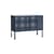 Buffet Perforated Cabinet Small métal bleu / L 89 x H 66,5 cm - Hay