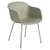 Fauteuil Fiber / Pieds métal - Plastique recyclé - Muuto