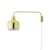 Applique avec prise Golden Bell A330S / Alvar Aalto, 1937 - Bras pivotant - ARTEK