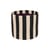 Panier  tissu noir / H 17 cm - NOBODINOZ