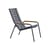 Poltrona lounge ReCLIPS materiale plastico grigio / Braccioli bambù - Plastica riciclata - Houe