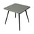 quadratischer Tisch Luxembourg metall grün grau / 80 x 80 cm - 4 Tischbeine - Fermob