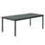 Linear Rectangular table metal green / Steel - 220 x 90 cm - Muuto