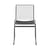 Hee Stacking chair metal black Metal - Hay