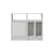 Stacked Storage unit wood grey / Configuration 5 - W 87 x H 75 cm - Muuto