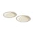 Piatto Sobremesa ceramica blu / Ø 24,5 - Set di 2 / Gres - Hay