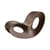 Rocking chair Voido plastique marron - Magis