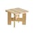 Table basse Crate Outdoor bois naturel / Gerrit Rietveld, 1934 - 49,5 x 49,5 x H 45 cm - Hay