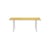 Tavolo rettangolare Alu table metallo giallo / 180 x 85 cm - (interno/esterno) - valerie objects