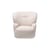 Fauteuil pivotant Loll tissu blanc - Gervasoni