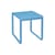 Bellevie Rectangular table metal blue / 74 x 80 cm - Fermob