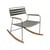Surprising Rocking chair metal green / Metal & teak - Fermob