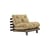 Fauteuil convertible Roots / Dormeuse & lit d'appoint - 3 positions / Structure marron - KARUP DESIGN