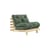 Dormiente Roots legno verde / Dormiente e letto occasionale - 3 posizioni / Struttura in Pino Chiaro - KARUP DESIGN
