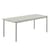 Table rectangulaire Linear métal gris /  200 x 75 cm - Muuto