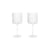 Set de 2 verres à vin rouge Ripple / 32,5 cl - Ferm Living
