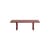 Noon Coffee table wood red / 118 x 58 cm - NOBODINOZ