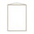 Cornice A2 legno naturale / 44 x 61,5 cm - MOEBE
