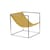 Fauteuil Solo tissu jaune Outdoor - valerie objects