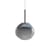 Pendelleuchte Melt Mini LED plastikmaterial grau / Ø 28 cm – Polycarbonat, metallisiert (farbwechselnd) - Tom Dixon