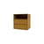 Portaoggetti da parete Montana Mini 1006 legno marrone / 2 Cassetti + 1 scomparto - 35 x 35 x P 25 cm - MONTANA