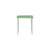 Alu table Square table metal green / 85 x 85 cm - (indoor/outdoor) - valerie objects