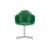 RE DAL - Eames Plastic Armchair Armchair plastic material green / (1950) - Base La Fonda / Recycled - Vitra
