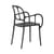Fauteuil empilable Milà plastique noir / Jaime Hayón, 2016 - Magis